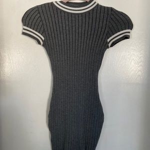 GREY PAPAYA BODYCON DRESS